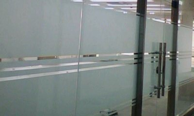 磨砂玻璃隔斷